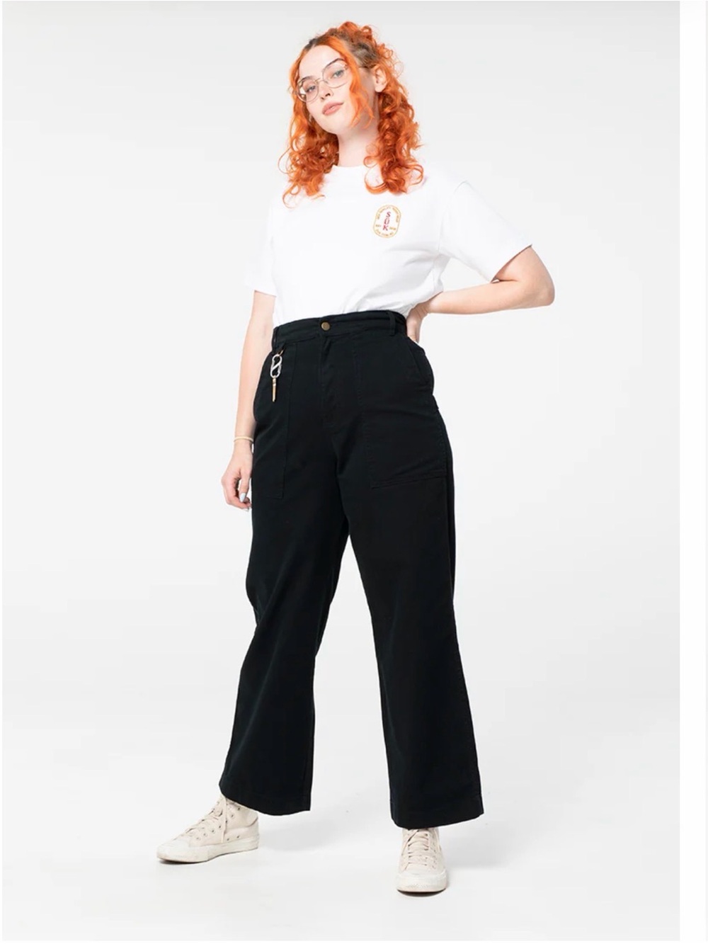 Suk black construction pants size 12